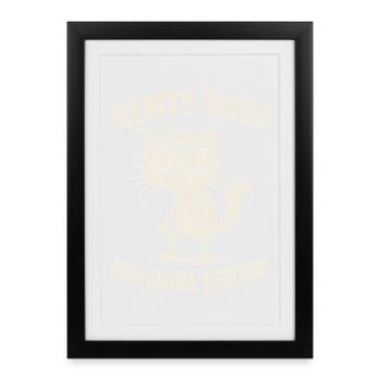 Rente 2026 Ich habe fertig Rente Renteneintritt - Gerahmtes Poster (27 × 37 cm) - Schwarz - Vorne