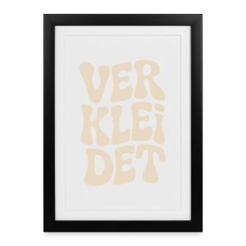 Déguisement déguisement carnaval carnaval - Affiche encadrée (27 × 37 cm) - noir - Devant