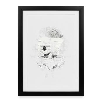 6 7 Meme – The symbol that only insiders can understand - Framed poster (27 × 37 cm) - black - Front