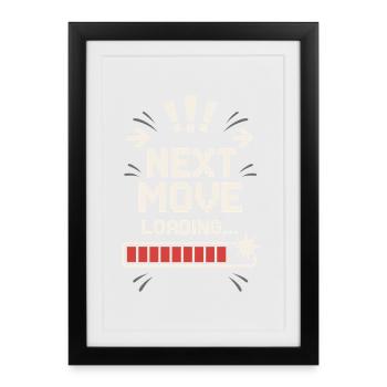 Anime Dance Streetwear Manga Hip Hop Otaku Crew - Framed poster (27 × 37 cm) - black - Front