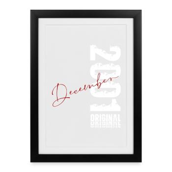 25th Birthday Original December Volume 2001 - Framed poster (27 × 37 cm) - black - Front