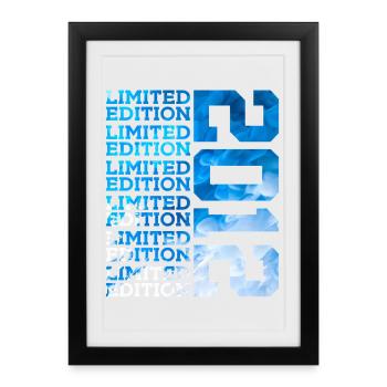 ÉDITION LIMITÉE 2012 14 ANS 14E ANNIVERSAIRE - Affiche encadrée (27 × 37 cm) - noir - Devant