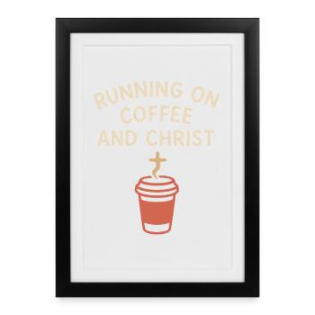 Christian Teacher, Faith-Based - Framed poster (27 × 37 cm) - black - Front