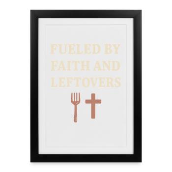 Christian Homeschool-Mother-Faith - Framed poster (27 × 37 cm) - black - Front