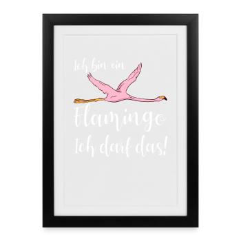 Je ne suis pas une princesse, je suis une reine - Affiche encadrée (27 × 37 cm) - noir - Devant