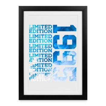 ÉDITION LIMITÉE 31 ANS 31 ANS 1995 - Affiche encadrée (27 × 37 cm) - noir - Devant