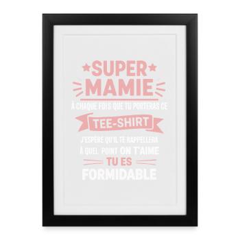 great granny you are great we love you very much - Framed poster (27 × 37 cm) - black - Front