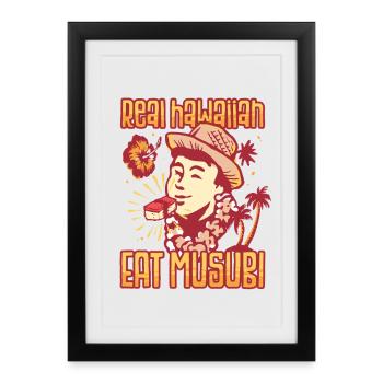 Musubi - Affiche encadrée (27 × 37 cm) - noir - Devant
