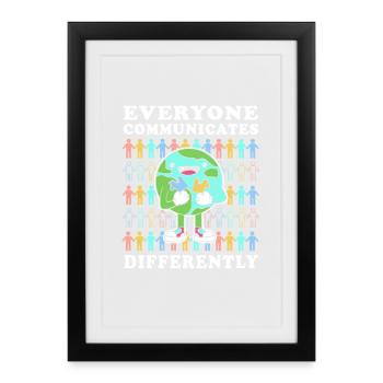 Special Needs School Teacher Special Education Pedagogue - Framed poster (27 × 37 cm) - black - Front