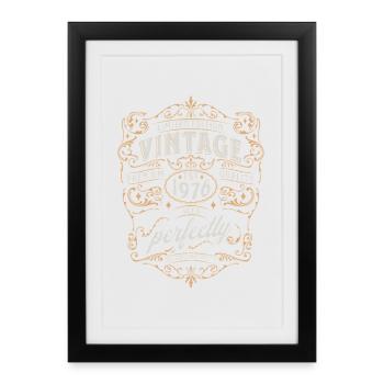 50th birthday 1976 - Framed poster (27 × 37 cm) - black - Front