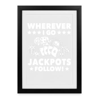 Casino Casino Players - Framed poster (27 × 37 cm) - black - Front