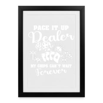 Casino Casino Game - Framed poster (27 × 37 cm) - black - Front