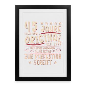 45 years of the original since 1979 - Framed poster (27 × 37 cm) - black - Front