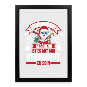 Tir à l’arc Tir à l’arc Tir à l’arc - Affiche encadrée (27 × 37 cm) - noir - Devant