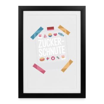 Sugar Snout Sweet Tooth Chocolate Sugar Snouts - Framed poster (27 × 37 cm) - black - Front