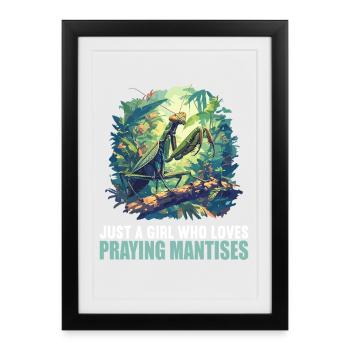Mantes religieuses Mantes religieuses - Affiche encadrée (27 × 37 cm) - noir - Devant
