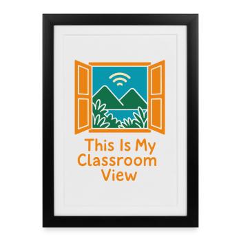 Digital - Framed poster (27 × 37 cm) - black - Front