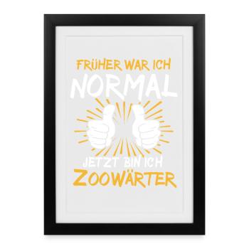 Sortilège du Gardien de Zoo - Affiche encadrée (27 × 37 cm) - noir - Devant