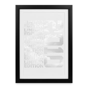 ÉDITION LIMITÉE 2010 16 ANS 16E ANNIVERSAIRE - Affiche encadrée (27 × 37 cm) - noir - Devant