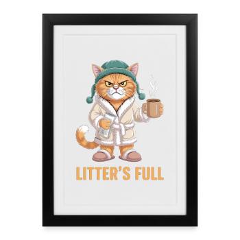 Morning Roast - Framed poster (27 × 37 cm) - black - Front