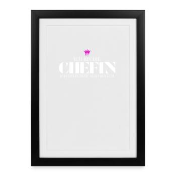 Je suis le patron, je délégue, donc je suis - Affiche encadrée (27 × 37 cm) - noir - Devant