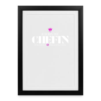 Équipe J’ai de la patience - Affiche encadrée (27 × 37 cm) - noir - Devant