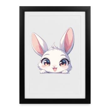 Bunny Bunny - Framed poster (27 × 37 cm) - black - Front