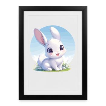 Bunny Bunny - Framed poster (27 × 37 cm) - black - Front
