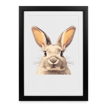 Bunny Bunny - Framed poster (27 × 37 cm) - black - Front