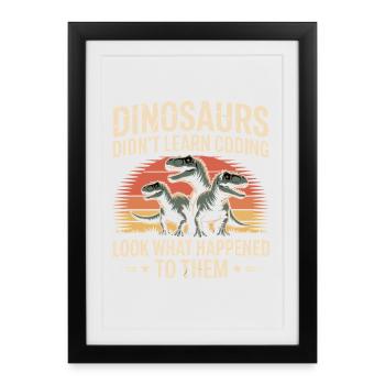 Funny Software Developer Copy Humor - Framed poster (27 × 37 cm) - black - Front