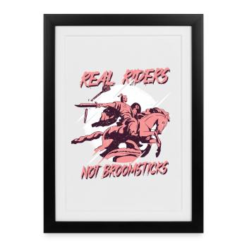 Anti-cavalerie de loisir - Affiche encadrée (27 × 37 cm) - noir - Devant