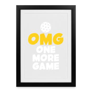 OMG : Encore un match - Affiche encadrée (27 × 37 cm) - noir - Devant