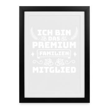 Santa Claus Christmas Time Christmas - Framed poster (27 × 37 cm) - black - Front