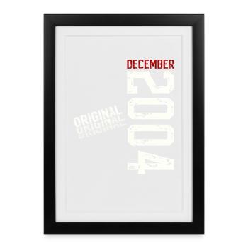 21e anniversaire Original Décembre Volume 2004 - Affiche encadrée (27 × 37 cm) - noir - Devant