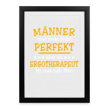 Occupational Therapist Sayings - Framed poster (27 × 37 cm) - black - Front