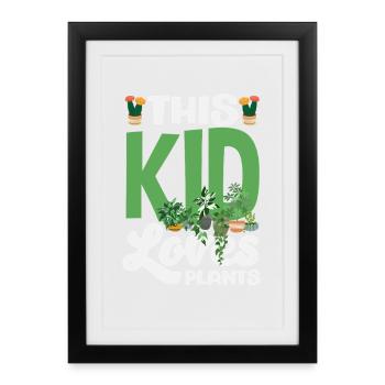 Garden & Plant Lovers Gifts - Framed poster (27 × 37 cm) - black - Front