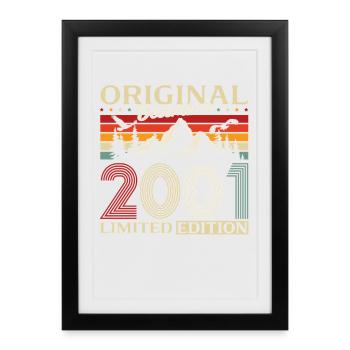 24th Birthday Original December Volume 2001 - Framed poster (27 × 37 cm) - black - Front