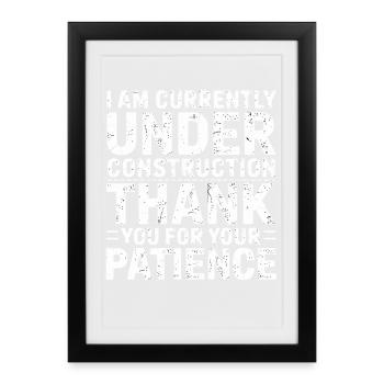 Est en cours de mise en place – merci patience - Affiche encadrée (27 × 37 cm) - noir - Devant