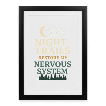 Introverti neurodivergent - Affiche encadrée (27 × 37 cm) - noir - Devant