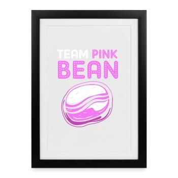 Fille de l’équipe de révélation de sexe - Affiche encadrée (27 × 37 cm) - noir - Devant
