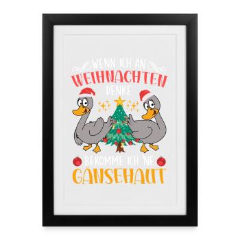 Christmas Christmas Gifts - Framed poster (27 × 37 cm) - black - Front