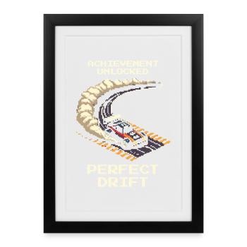 Achievement: Perfect Drift | RC Drift - Framed poster (27 × 37 cm) - black - Front