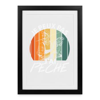 I can't I sinned - Framed poster (27 × 37 cm) - black - Front