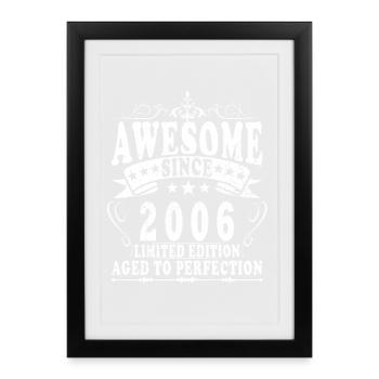 Édition limitée 2006 géniale - Affiche encadrée (27 × 37 cm) - noir - Devant