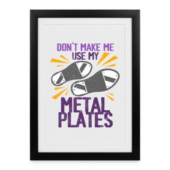 Claquettes, claquettes, claquettes, stepper - Affiche encadrée (27 × 37 cm) - noir - Devant