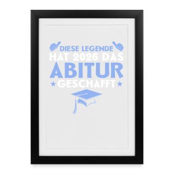 High School Graduate 2026 High School Graduation Gift - Framed poster (27 × 37 cm) - black - Front