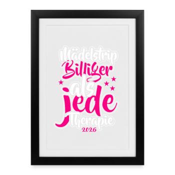 Girl Trip 2026 Gir des filles Strip des filles Strip des filles - Affiche encadrée (27 × 37 cm) - noir - Devant