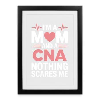 Caregiver Saying Funny Caregiver Gift - Framed poster (27 × 37 cm) - black - Front