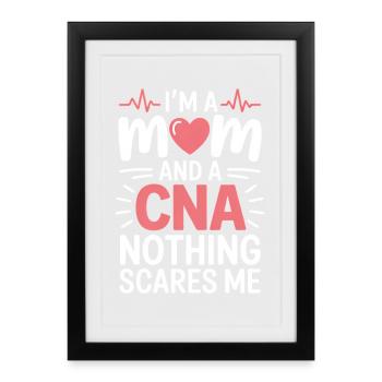 Caregiver Saying Funny Caregiver Gift - Framed poster (27 × 37 cm) - black - Front