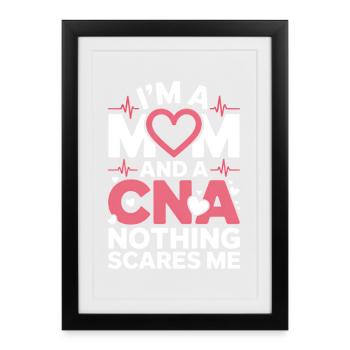 Caregiver Saying Funny Caregiver Gift - Framed poster (27 × 37 cm) - black - Front